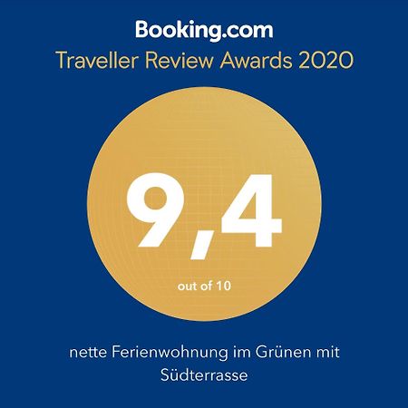 nette Ferienwohnung im Grünen mit Südterrasse Idstein Exterior foto